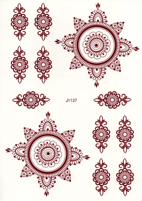 Henna Tattoo - J1137