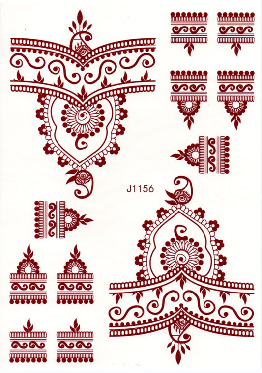 Henna Tattoo - J1156