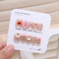 Purely Handmade 10 PCs Nail Set- T041