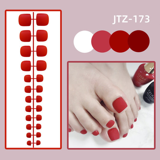 Toe Nails- Red- JTZ-173