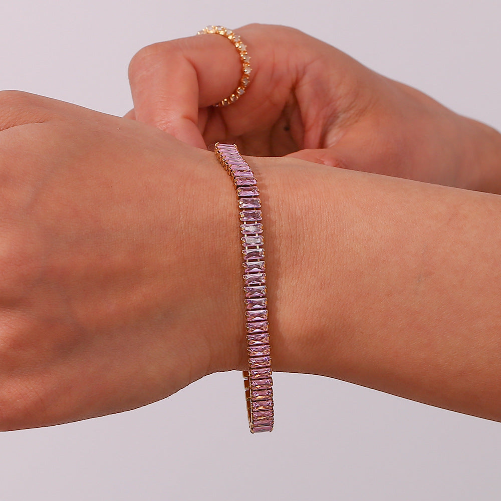 Crystal Orbit Bracelet- 18K