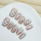 Purely Handmade 10 PCs Nail Set- T050