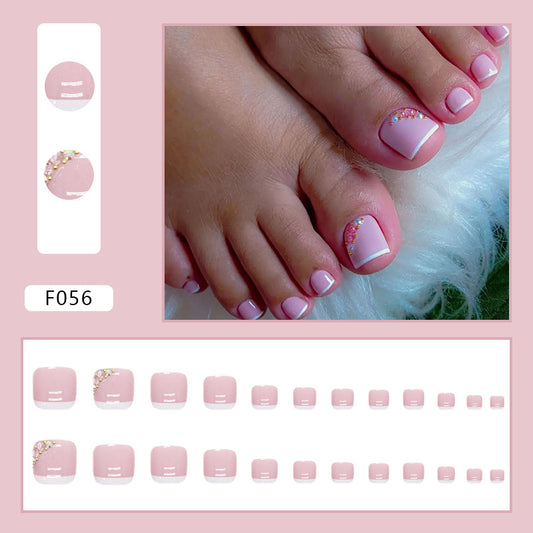 French Toe Nails- F056