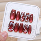 Purely Handmade 10 PCs Nail Set- T023