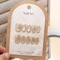 Purely Handmade 10 PCs Nail Set- T070