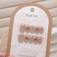 Purely Handmade 10 PCs Nail Set- T034