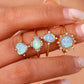 18K Gold Plated Luxury Adjustable Opal Gemstone Ring- GPY10