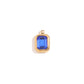 Square Glass Pendant- 18k Gold Plated