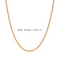 18K Gold Plated Twisted Chain