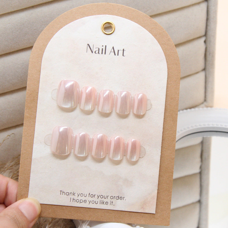 Purely Handmade 10 PCs Nail Set- T063