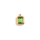 Square Glass Pendant- 18k Gold Plated