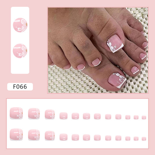 French Toe Nails- F066