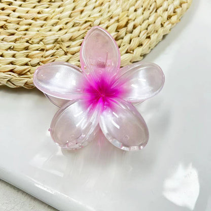 [Clearance] - Gradient Color FLower Hair Claw Clip