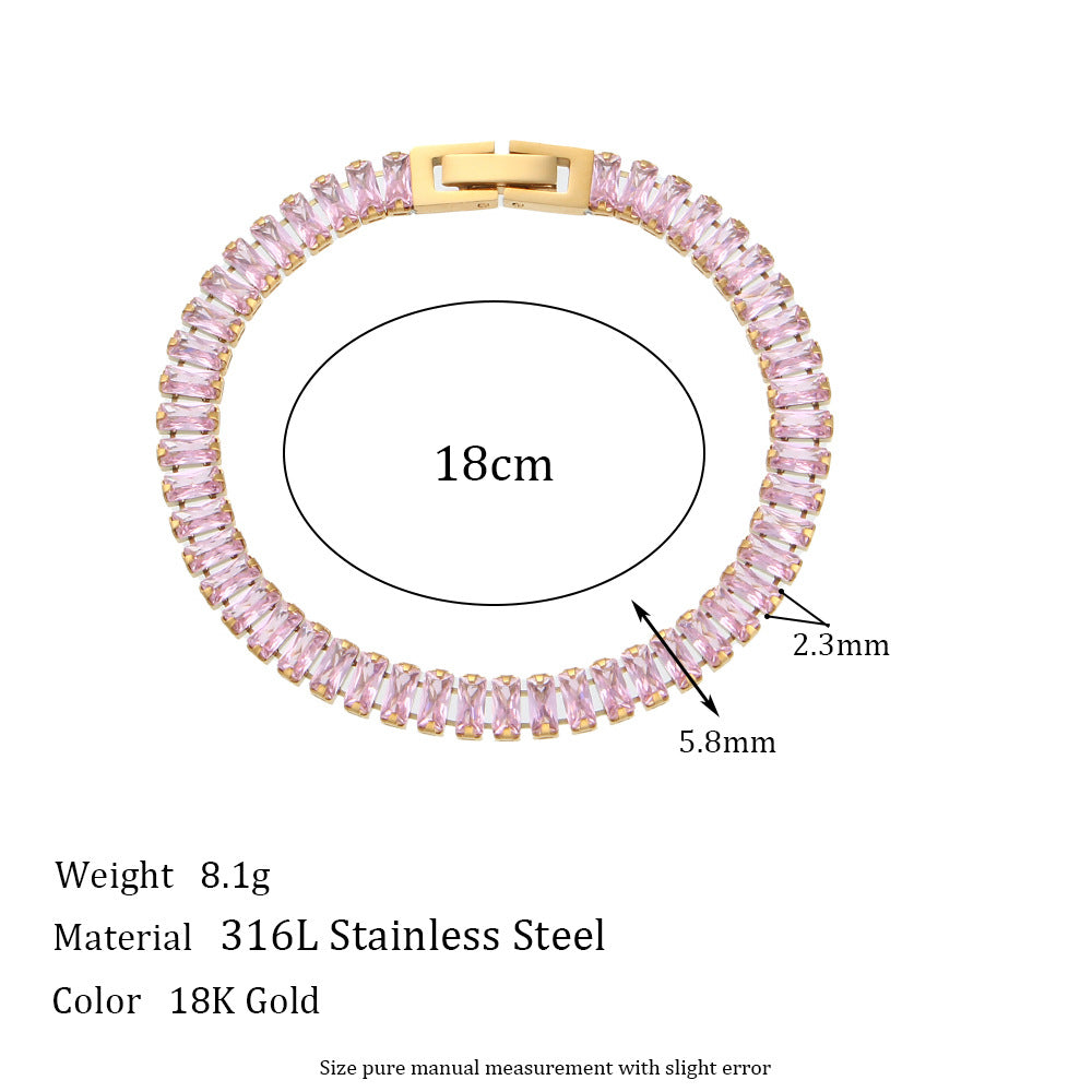 Crystal Orbit Bracelet- 18K