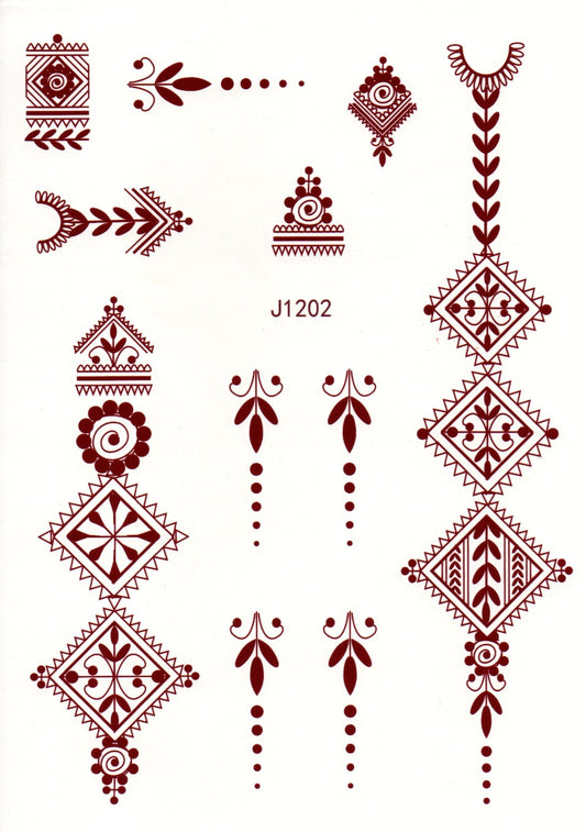 Henna Tattoo- J1202