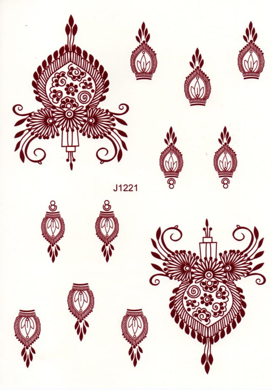 Henna Tattoo- J1221