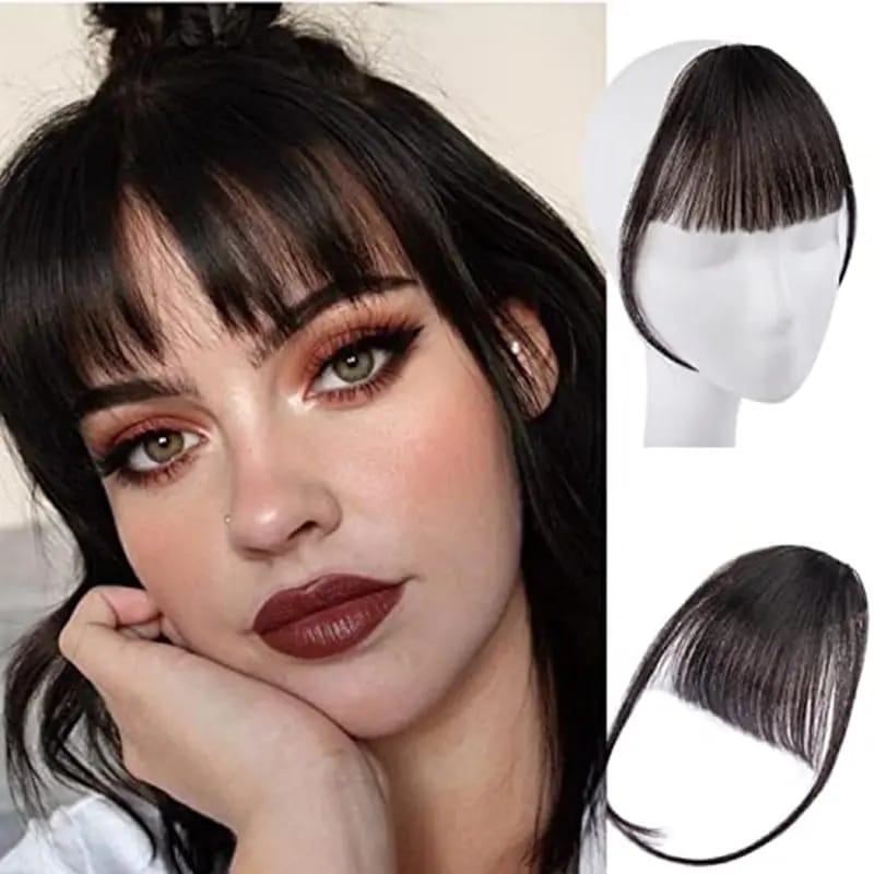 [Clearance] - Fake Clip On Bangs/ Fringes Hair Extensions