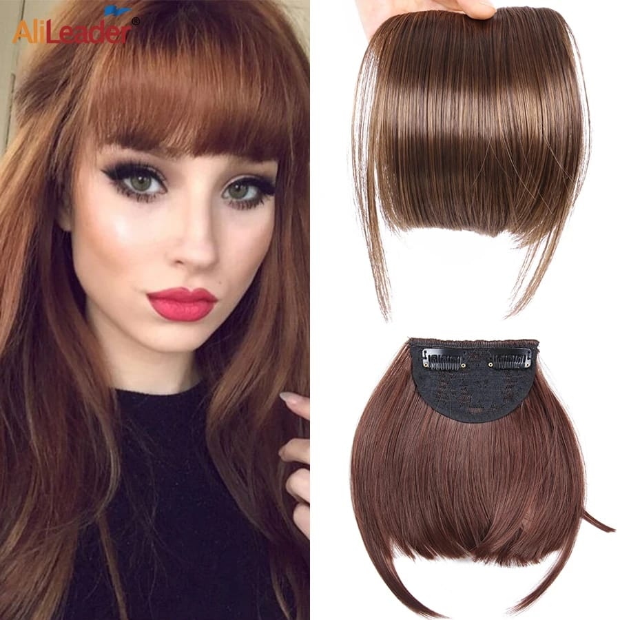 [Clearance] - Fake Clip On Bangs/ Fringes Hair Extensions