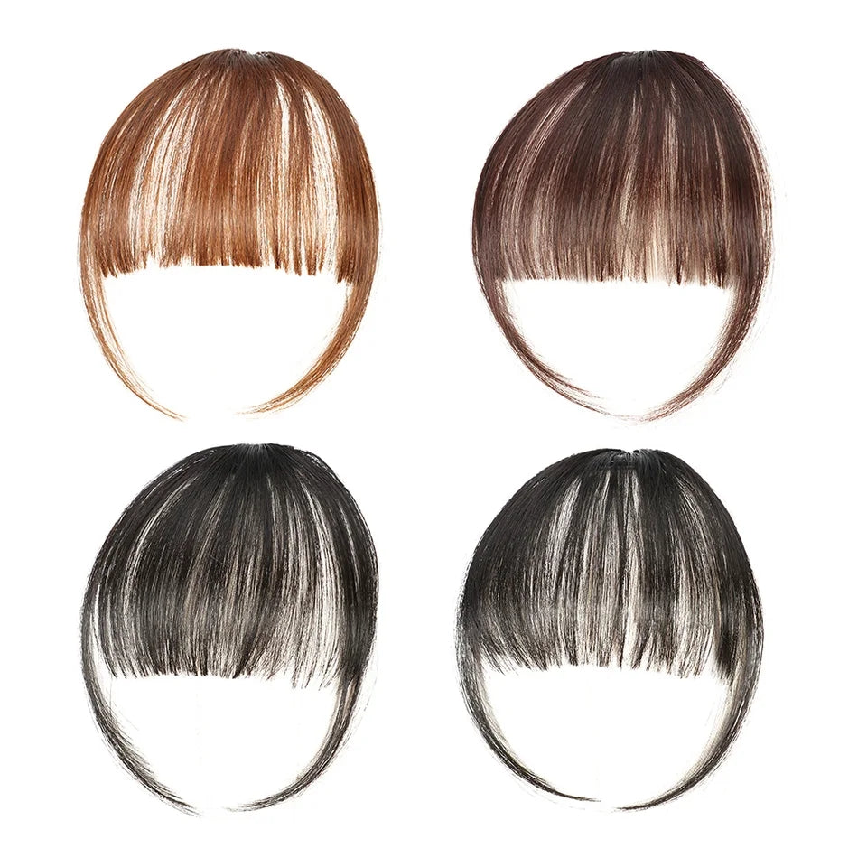 [Clearance] - Fake Clip On Bangs/ Fringes Hair Extensions