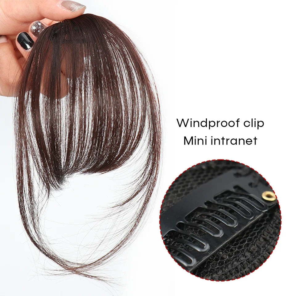 [Clearance] - Fake Clip On Bangs/ Fringes Hair Extensions