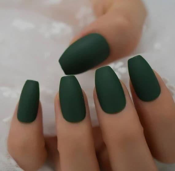 Matte Coffin Dark Green- CM07